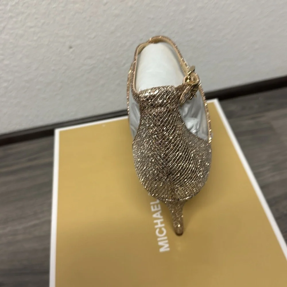 Michael Kors Ava Mid Sandal Glitter Mesh_7